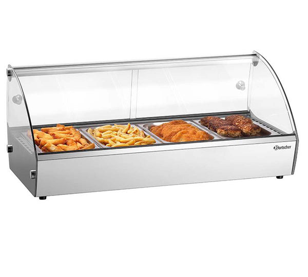 BARTSCHER -  VITRINA CALIENTE R4 - CAPACIDAD 4 GN 1/3 - ANCHO 77,5CM