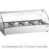 BARTSCHER - VITRINA CALIENTE R4 - CAPACIDAD 4 GN 1/3 - ANCHO 77,5CM