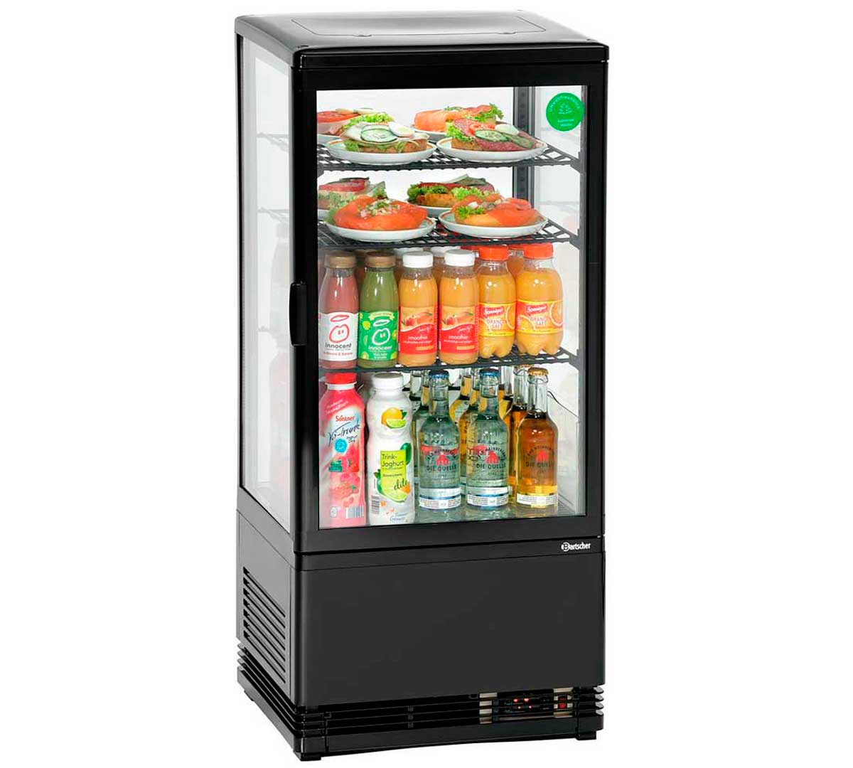 BARTSCHER - VITRINA REFRIGERADORA 78 L - 3 ESTANTES