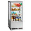 BARTSCHER - VITRINA EXPOSITORA PLATEADA REFRIGERADA - 3 ESTANTES