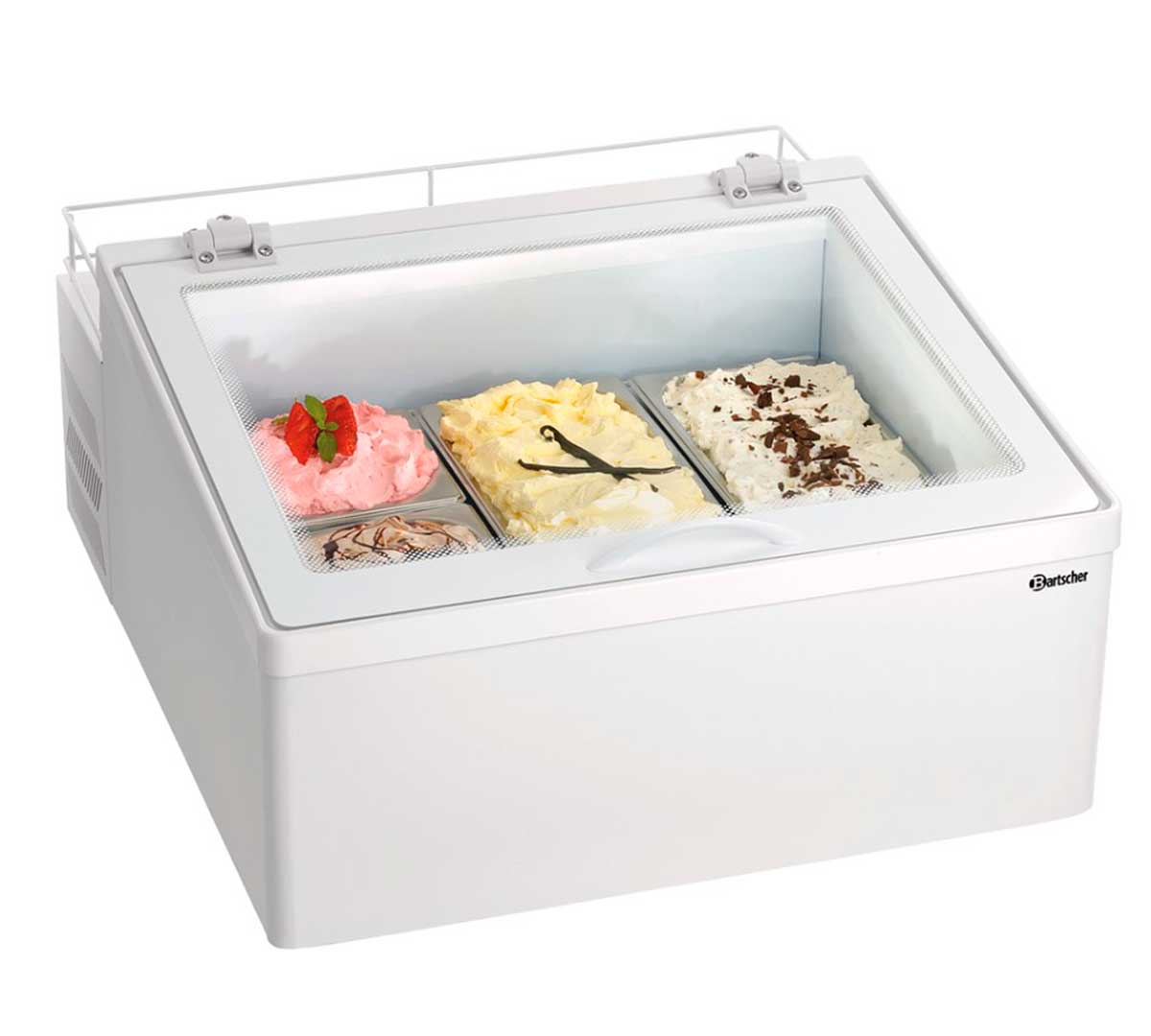 BARTSCHER - VITRINA HELADOS 3X5L-F - 3 CUBETAS