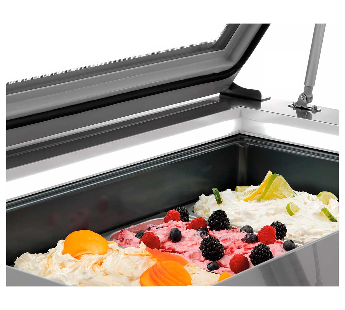 BARTSCHER - VITRINA HELADOS 4X6,5L-F - 4 CUBETAS