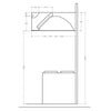 TEVEX - CAMPANA INVERTIDA PERIMETRAL COMPENSADA CENTRAL FONDO 2500