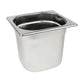 CLIMAHOSTELERIA - CUBETA ACERO INOX GN 1/6 - PROFUNDIAD 150 MM