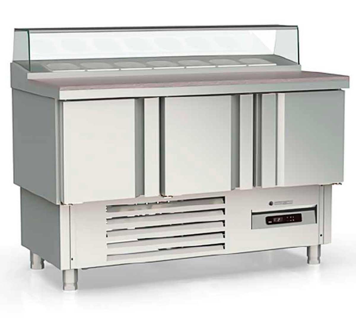 CORECO - MESA FRÍA SALADETTE GN 1/1 2 PUERTAS MFP-100