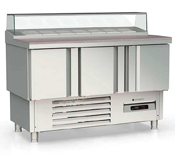 CORECO - MESA FRÍA SALADETTE GN 1/1 3 PUERTAS MFP-140