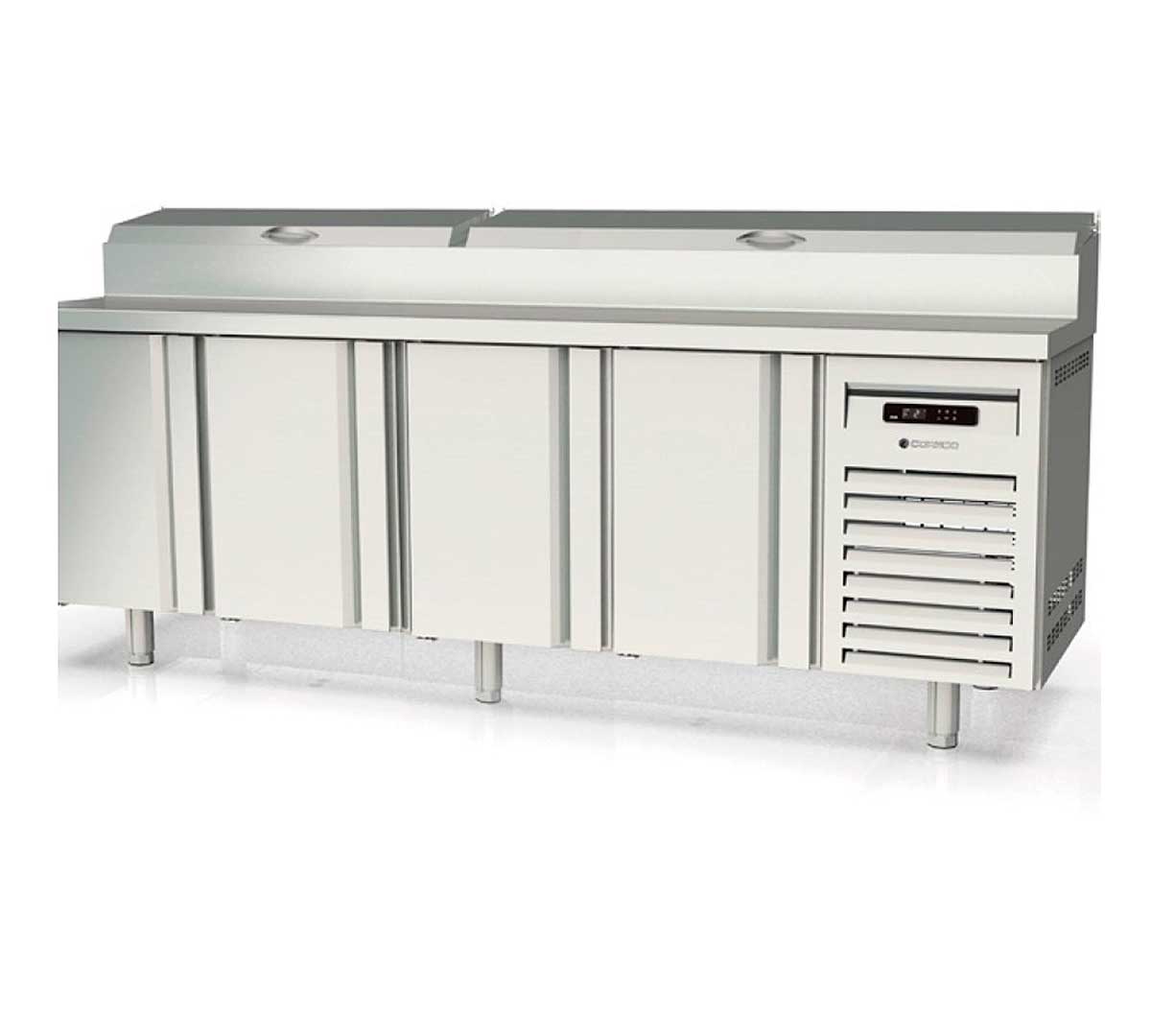 CORECO - MESA FRÍA SALAD-CHEF 4 PUERTAS MFEI70-225-1/6