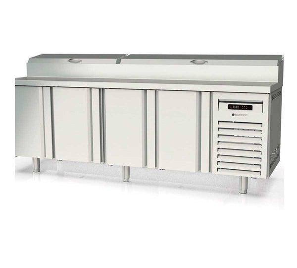 CORECO - MESA FRÍA SALAD-CHEF 4 PUERTAS MFEI70-225-1/6