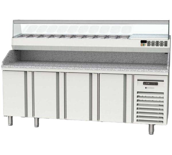 CORECO - MESA FRÍA PIZZA 4 PUERTAS MR60-250