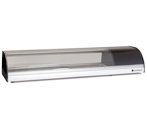 Coreco Vitrina de Tapas Refrigerada BC Cuba Plana 1 Piso - 175 cm