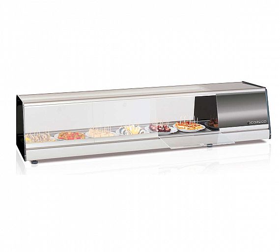 Coreco Vitrina de Tapas Fría BPLA-6 - Ancho 140 cm