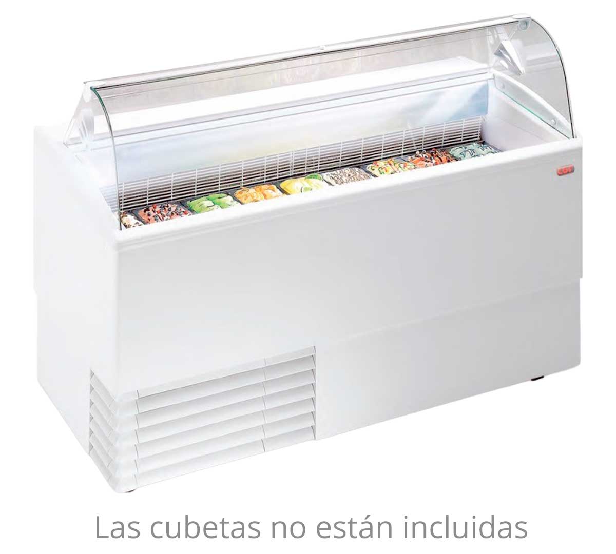COF - VITRINA HELADO PUNTO RS CRISTAL CURVO