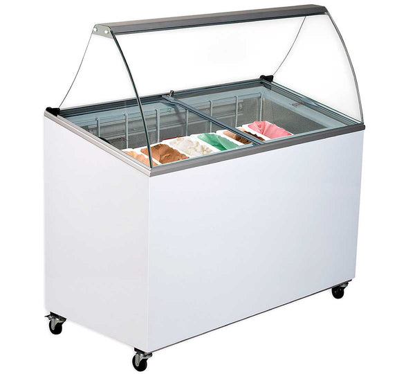 Difriho Vitrina Helados VG 5 - Capacidad 5 Cubetas