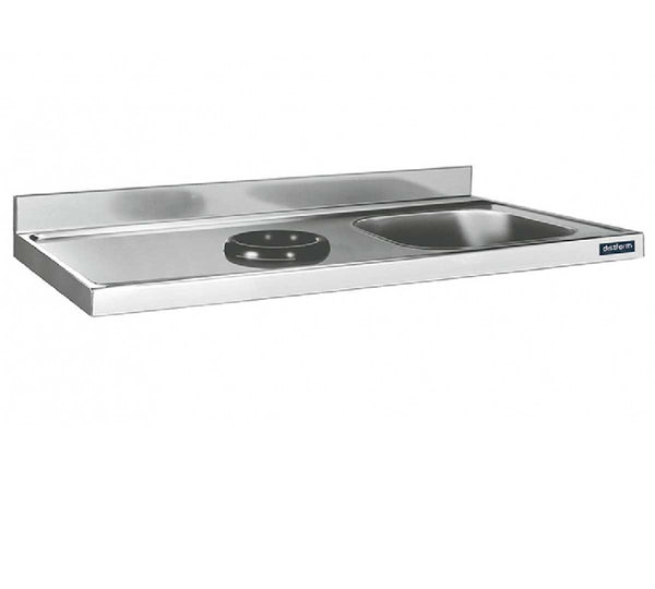 DISTFORM - FREGADERO GAMA 600 CON CUBETA Y ARO SIN BASTIDOR