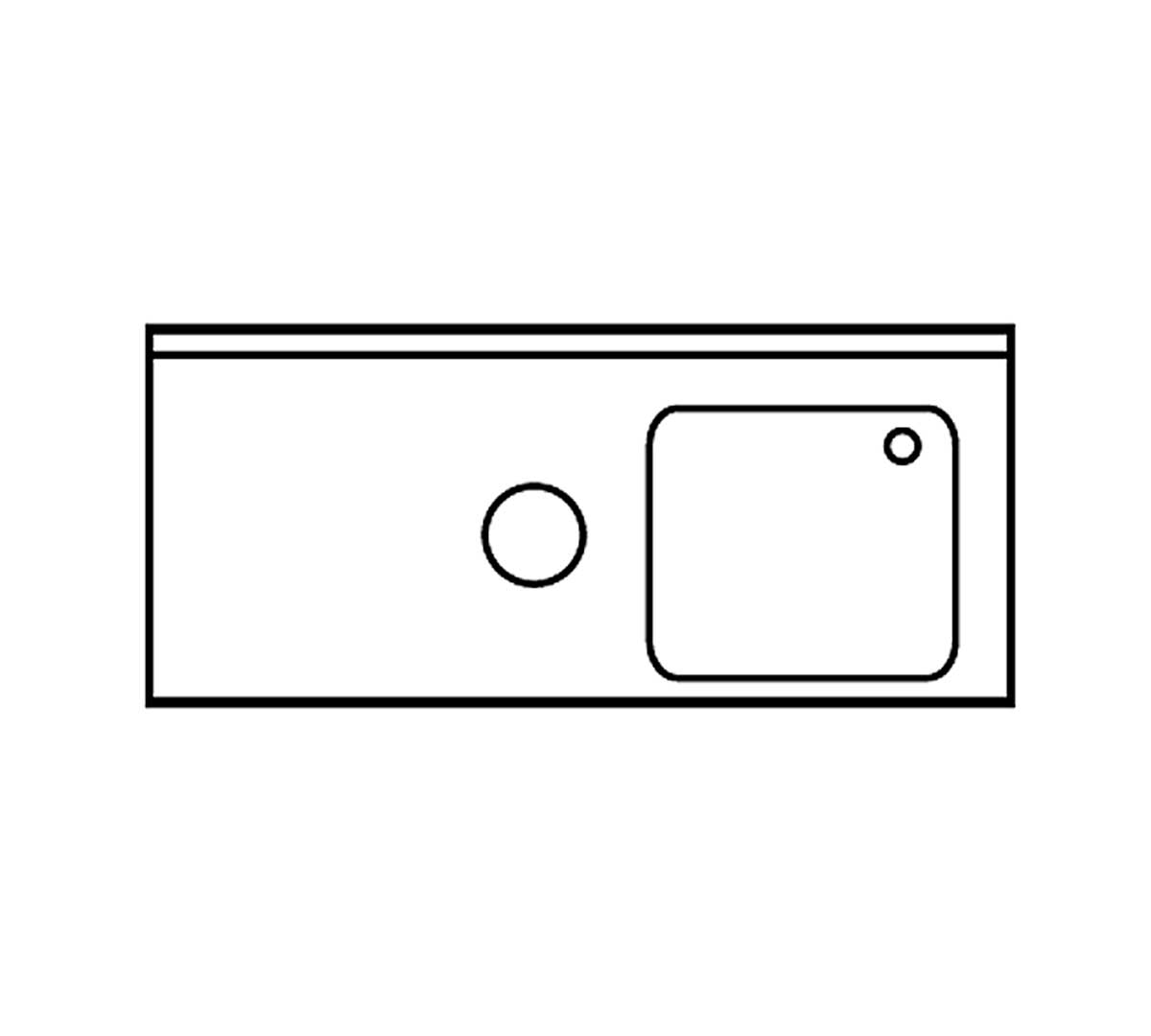 DISTFORM - FREGADERO GAMA 700 CUBETA Y ARO CON BASTIDOR