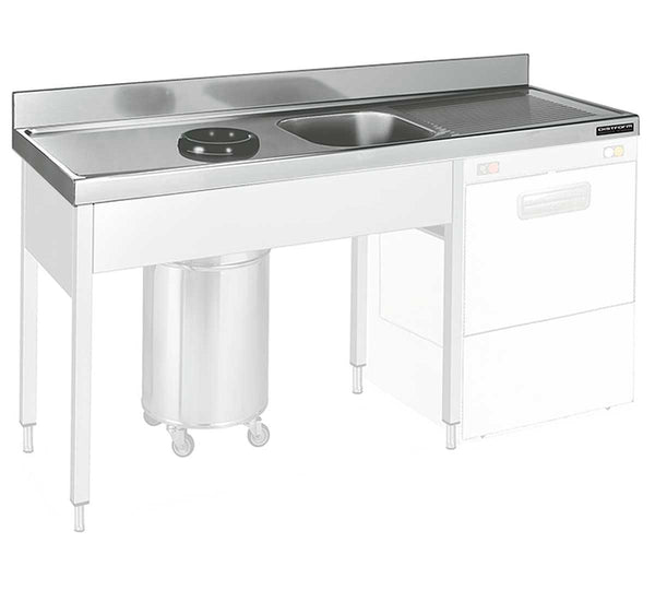 DISTFORM - FREGADERO GAMA 700 CUBETA Y ARO SIN BASTIDOR