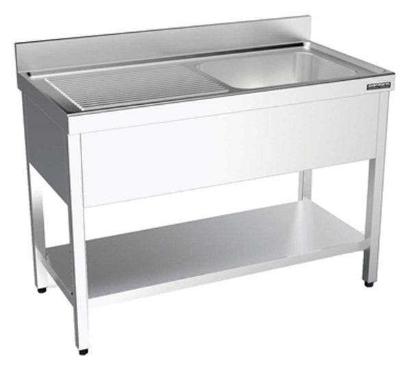 DISTFORM - FREGADERO GAMA 550 CON BASTIDOR Y ESTANTE