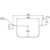 DISTFORM - FREGADERO GAMA 550 CON BASTIDOR SIN ESTANTE