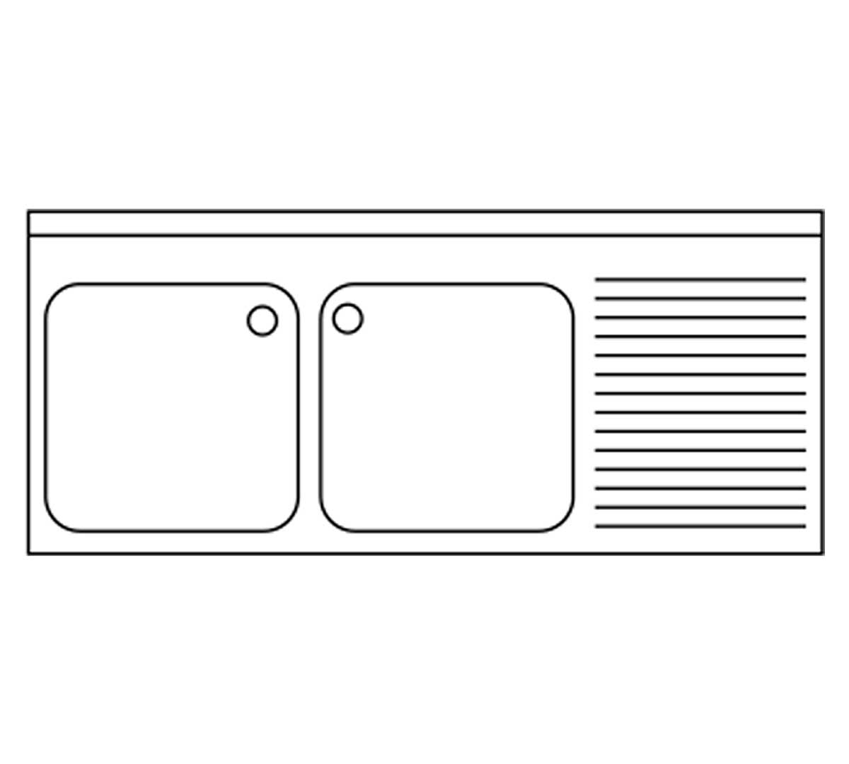 DISTFORM - FREGADERO GAMA 500 CON PUERTAS