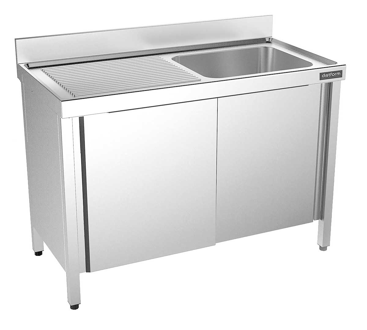 DISTFORM - FREGADERO GAMA 550 BASTIDOR Y PUERTAS CORREDERAS