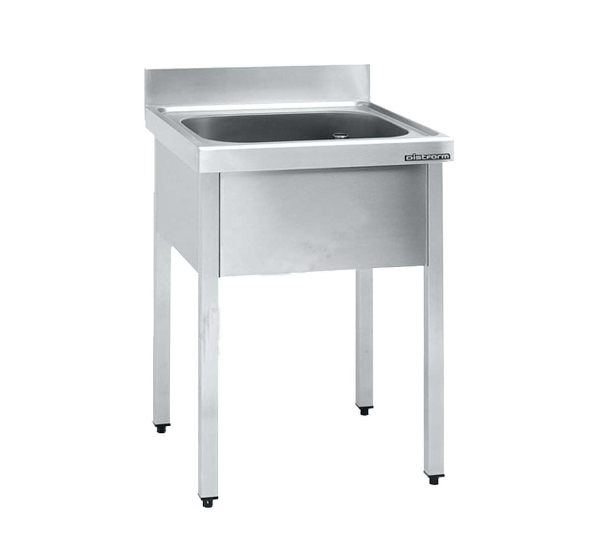 DISTFORM - FREGADERO GAMA 600 CON BASTIDOR SIN ESCURRIDOR