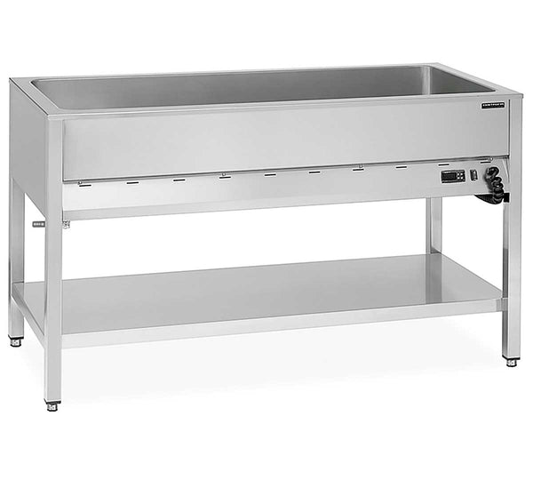 DISTFORM - MESA BAÑO MARÍA 3 CUBETAS GN 1/1 - FONDO 60,5CM