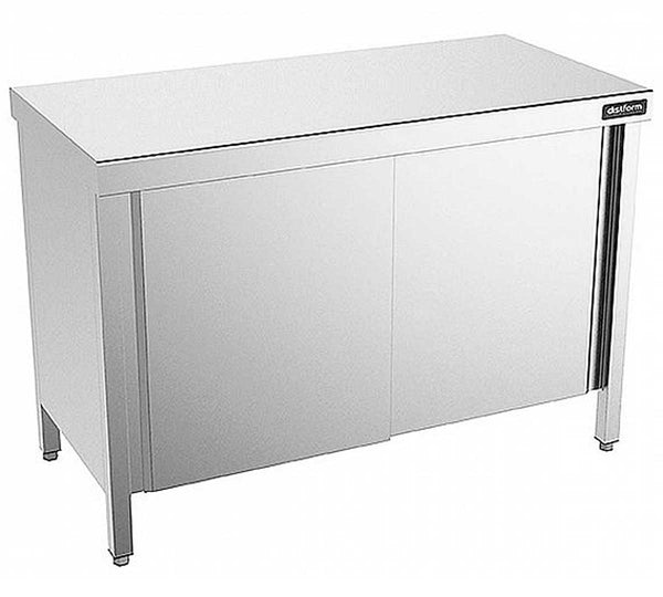DISTFORM - MESA CENTRAL GAMA 550 CON PUERTAS CORREDERAS - FONDO 55CM
