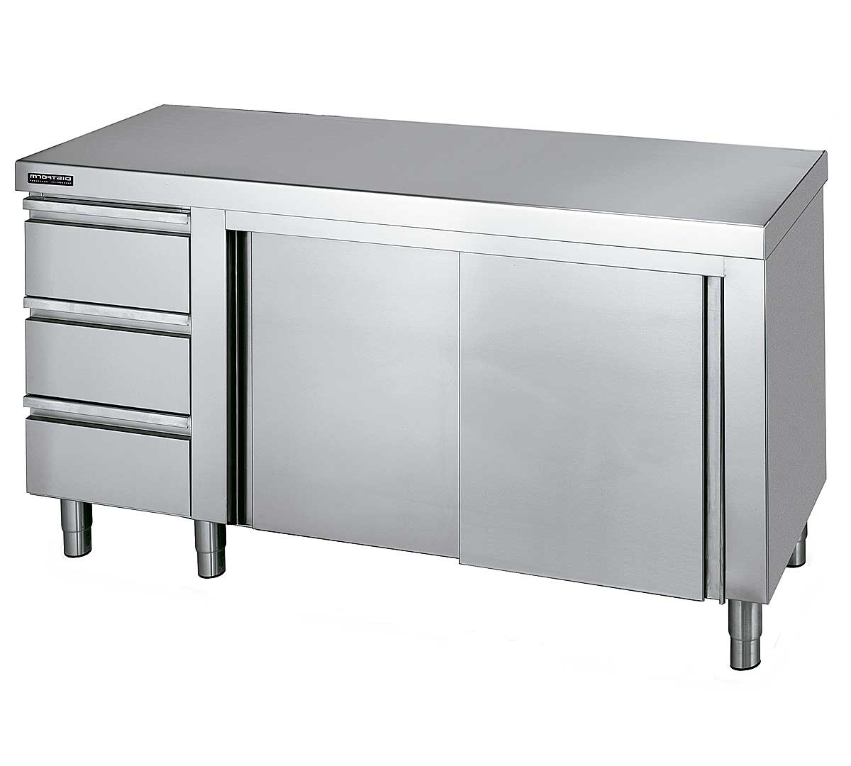 DISTFORM - MUEBLE CENTRAL CON CAJONES Y PUERTAS CORREDERAS