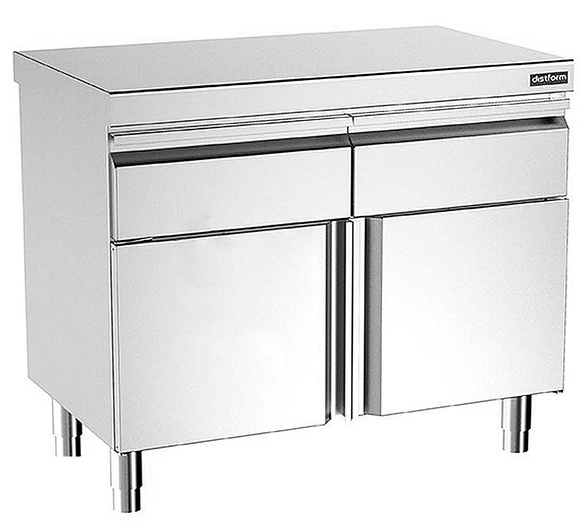 DISTFORM - MUEBLE CENTRAL GAMA 600 CON CAJONES Y PUERTAS - FONDO 60CM