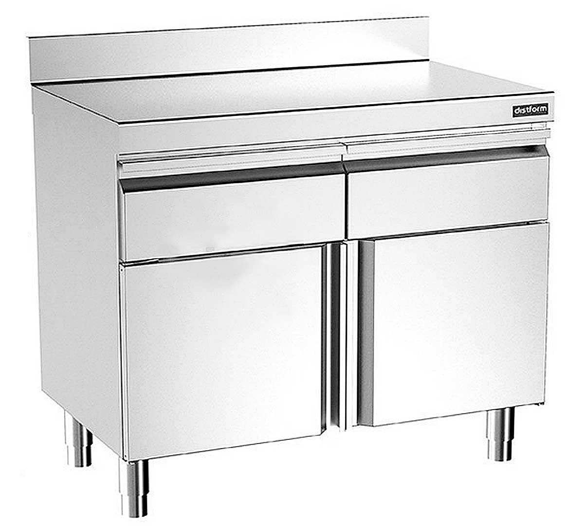 DISTFORM - MUEBLE MURAL GAMA 600 CON CAJONES Y PUERTAS BATIENTES - FONDO 60CM