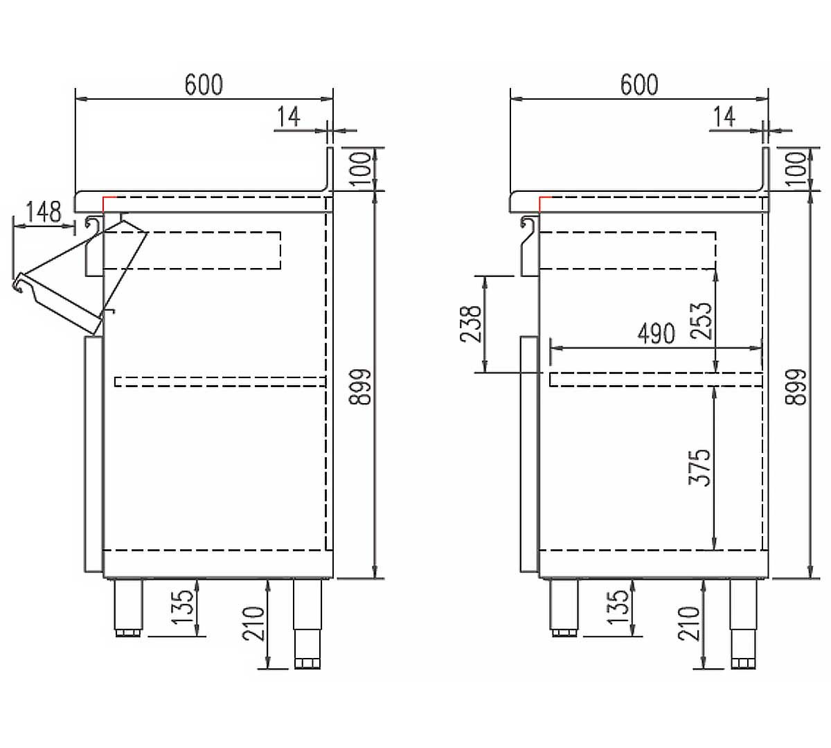 DOCRILUC - FRENTE MOSTRADOR CAFETERO AEGIS MCN