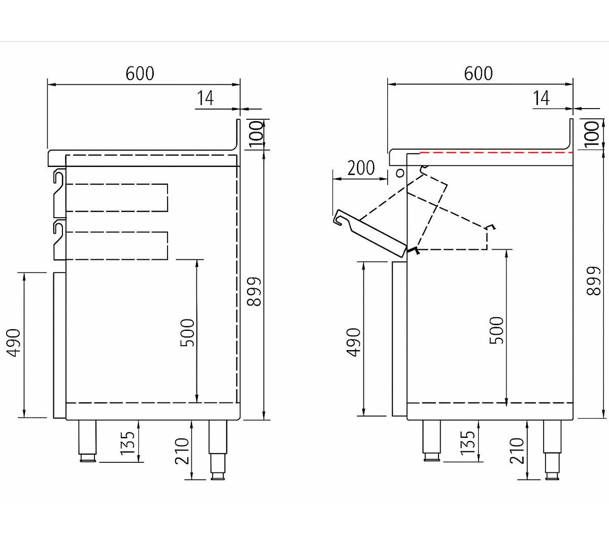 DOCRILUC - FRENTE MOSTRADOR CAFETERO AEGIS MCN-90