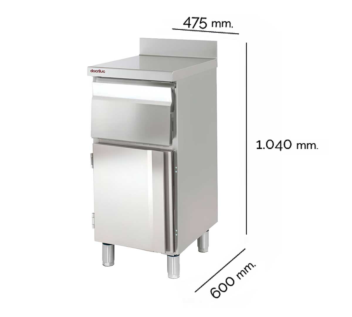 DOCRILUC - FRENTE MOSTRADOR CAFETERO AEGIS MCN-50T