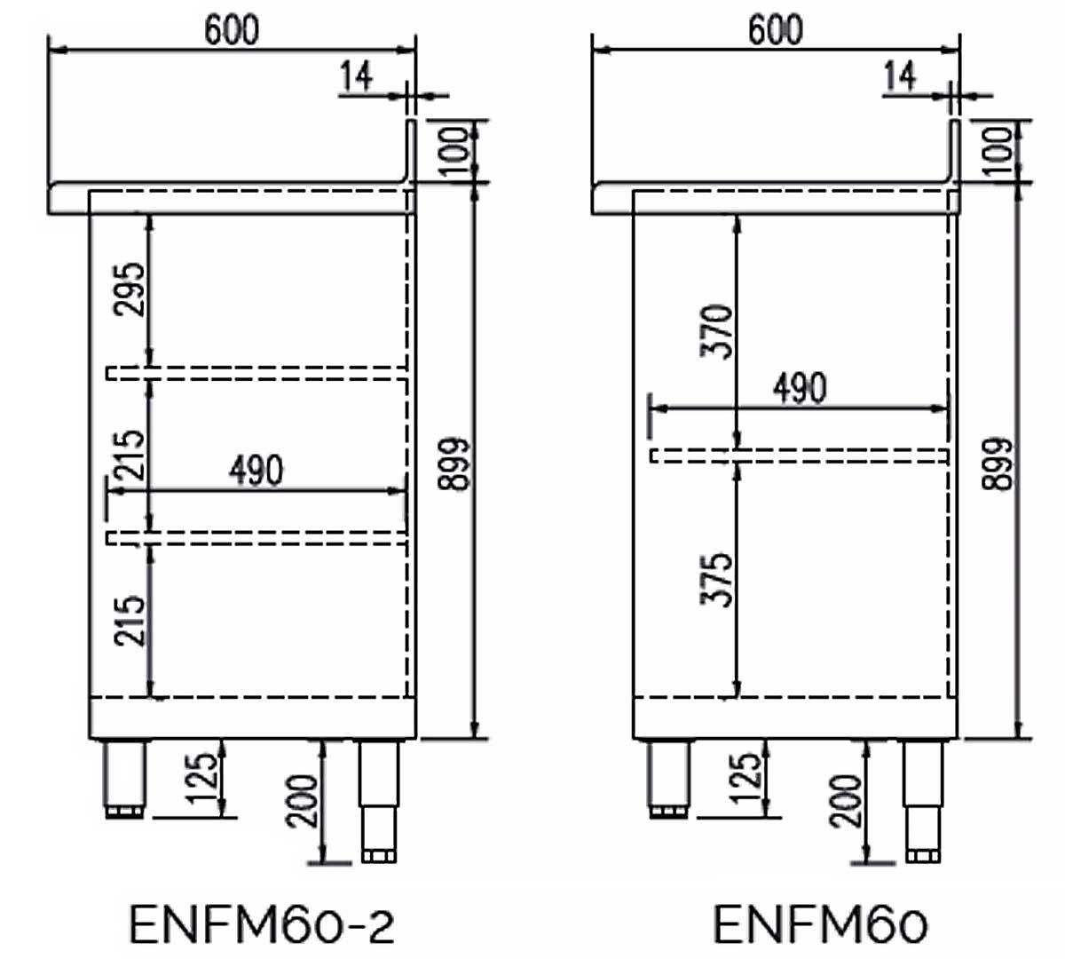 DOCRILUC - ESTANTERÍA FRENTE MOSTRADOR AEGIS ENFM60