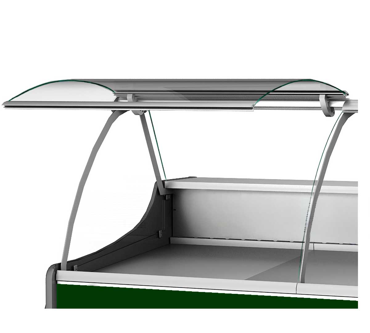 DOCRILUC - VITRINA EXPOSITORA VESPER CRISTAL ELEVABLE VE-10E-C-TF