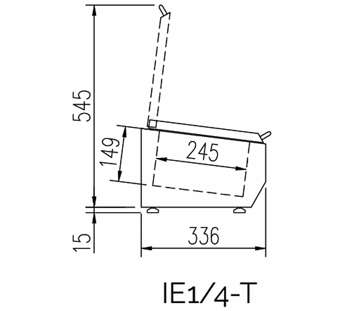 DOCRILUC - EXPOSITOR DE INGREDIENTES VORTEX IE-1/4 T