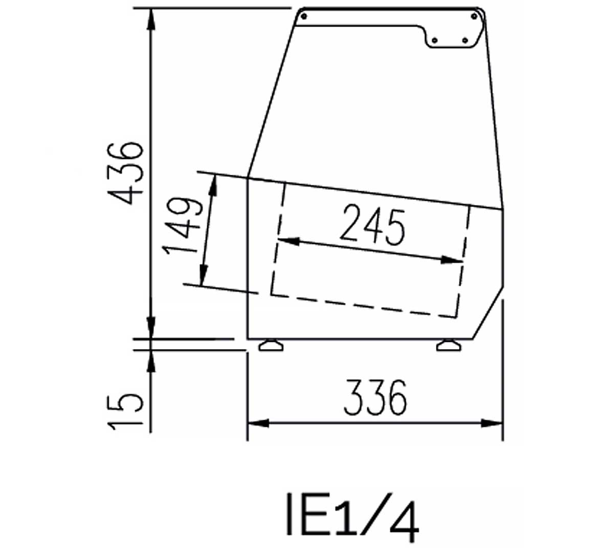DOCRILUC VITRINA INGREDIENTES IE CRISTAL 1/4