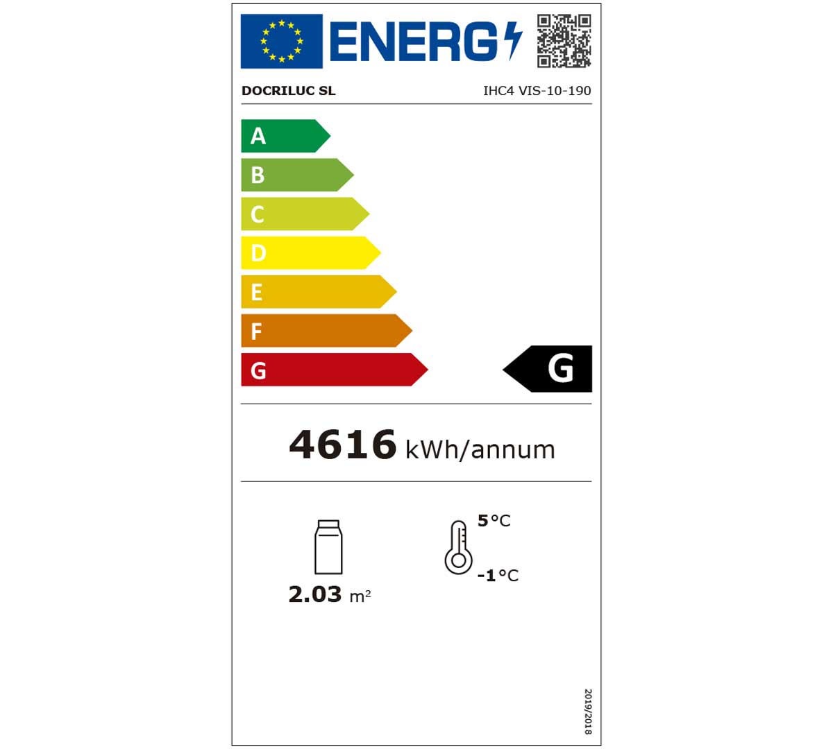 DOCRILUC - VITRINA ISLA VELASTRA VIS 10-190