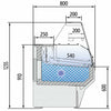 DOCRILUC - VITRINA EXPOSITORA VESPER VE-8-R