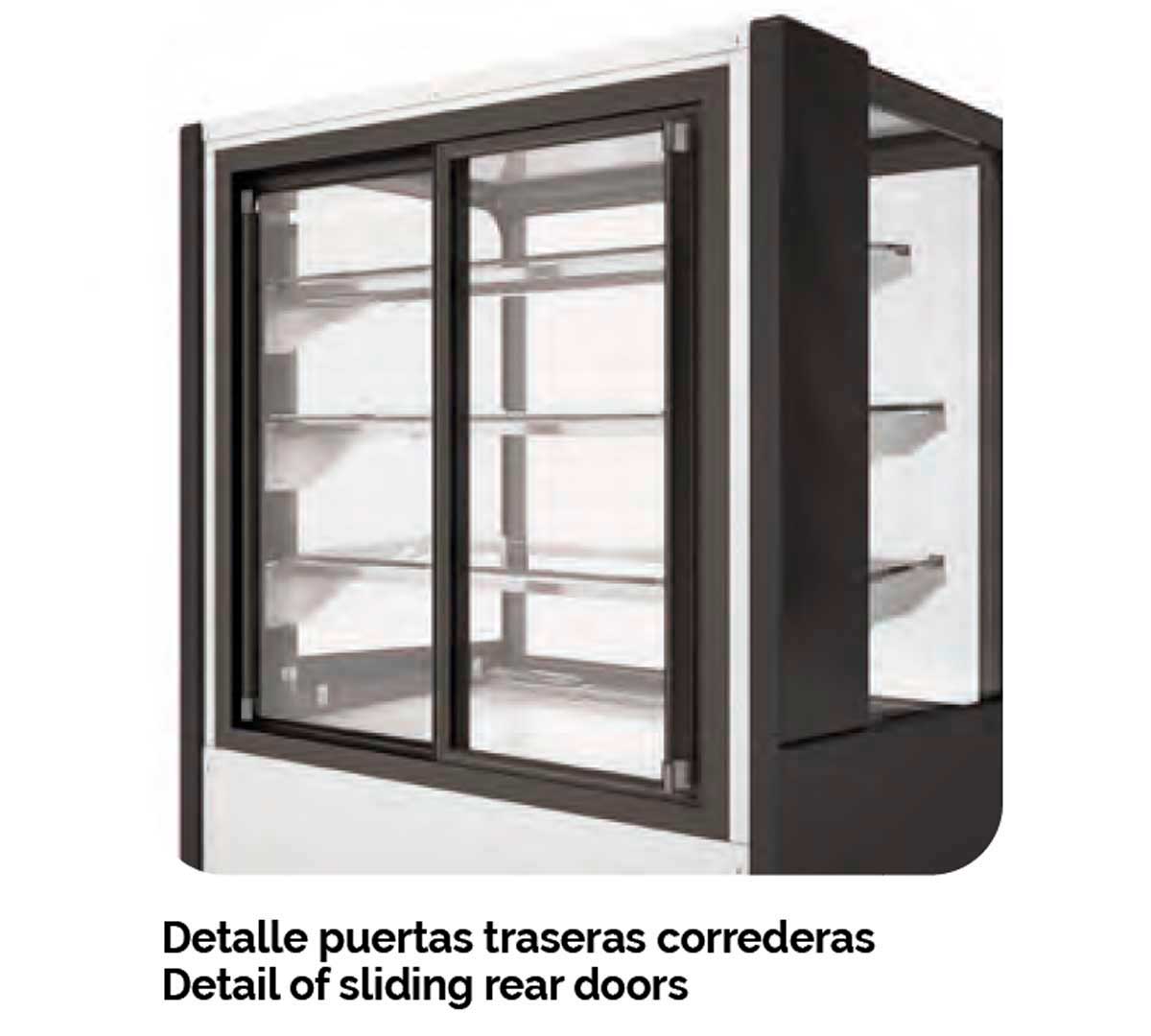DOCRILUC - VITRINA SEMIMURAL PARA CHOCOLATE INSIGNIA VVB-R
