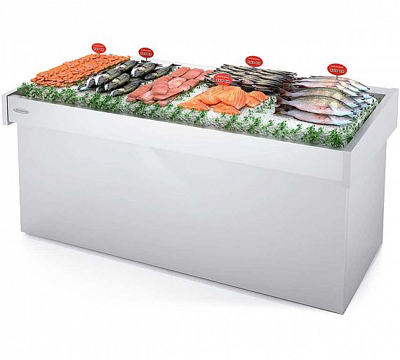 Docriluc Mostrador Neutro Pescadería DBNP Ancho 120 cm