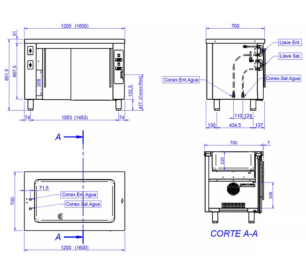 EDENOX - BAÑO MARÍA CON RESERVA CALIENTE MBMR