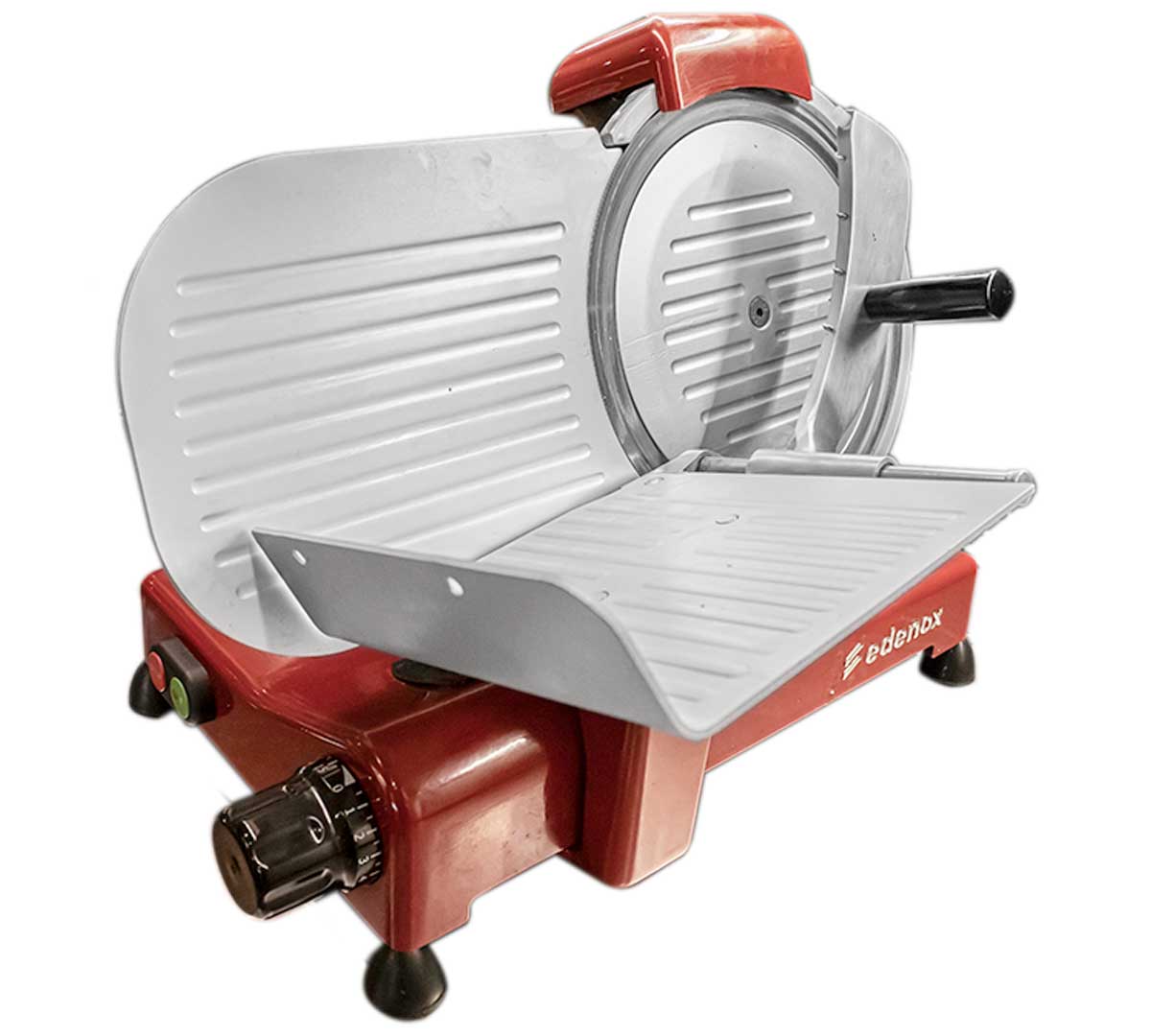 EDENOX - CORTADORA DE FIAMBRE GAMA ESTÁNDAR CGSP250R E ROJO - Ø 25 CM