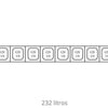EDENOX - MESA REFRIGERADA PIZZA MPGP-140