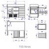 EDENOX - MESA REFRIGERADA PIZZA MPGP-090