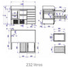 EDENOX - MESA REFRIGERADA PIZZA MPGP-140