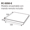 EDENOX - PLACA CALIENTE CRISTAL TEMPLADO ENCASTRABLE PC 5050 E