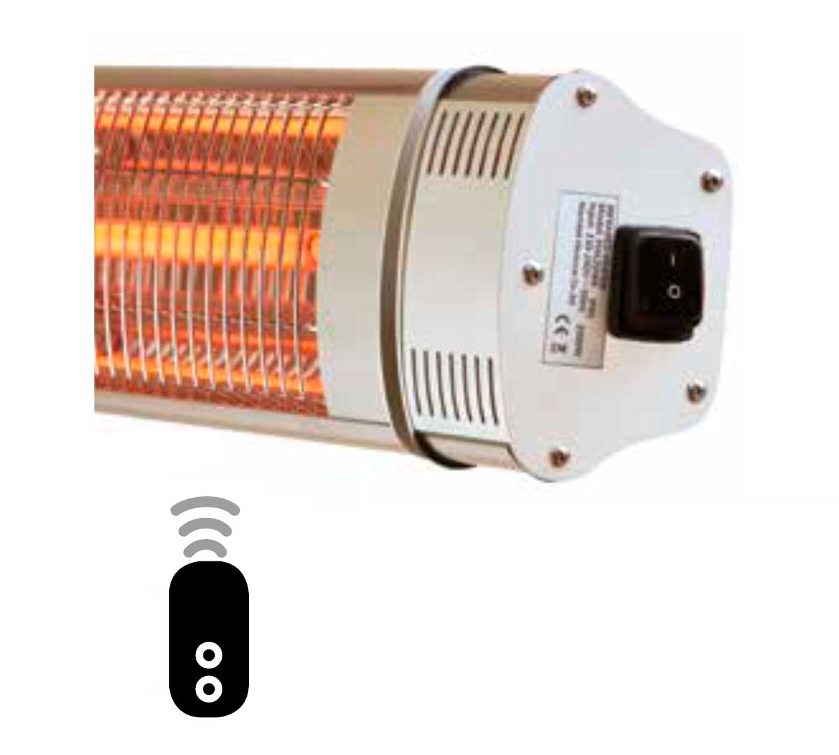 MUEBLES ROMERO - ESTUFA HALÓGENA ONDA MEDIA 9301