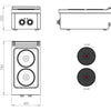 FAINCA HR - S750 COCINA SOBREMESA CE2P750S