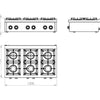 FAINCA HR - S750 COCINA SOBREMESA C6F750S